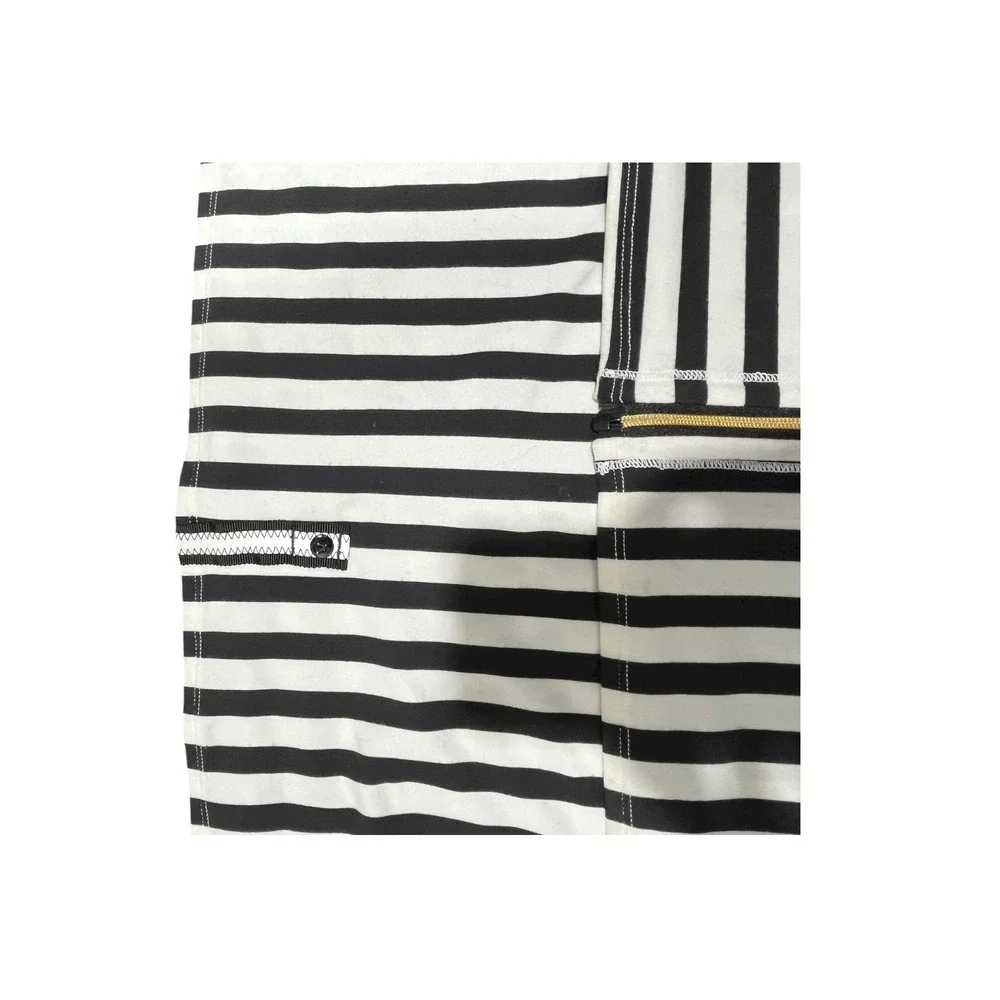 Lululemon Vinyasa‎ Scarf *Zips Apex Stripe Black White